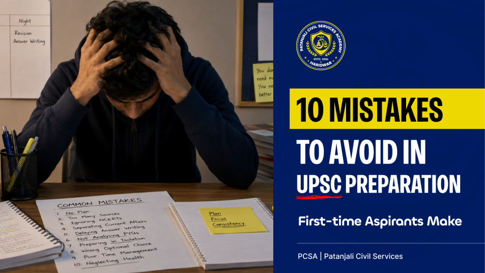 Common Mistakes First Time Aspirants Make
